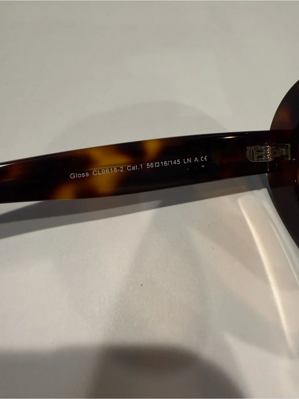 NEW Carolina Lemke Brown Oversized Gloss Demi Sunglasses Boho Celeb Style